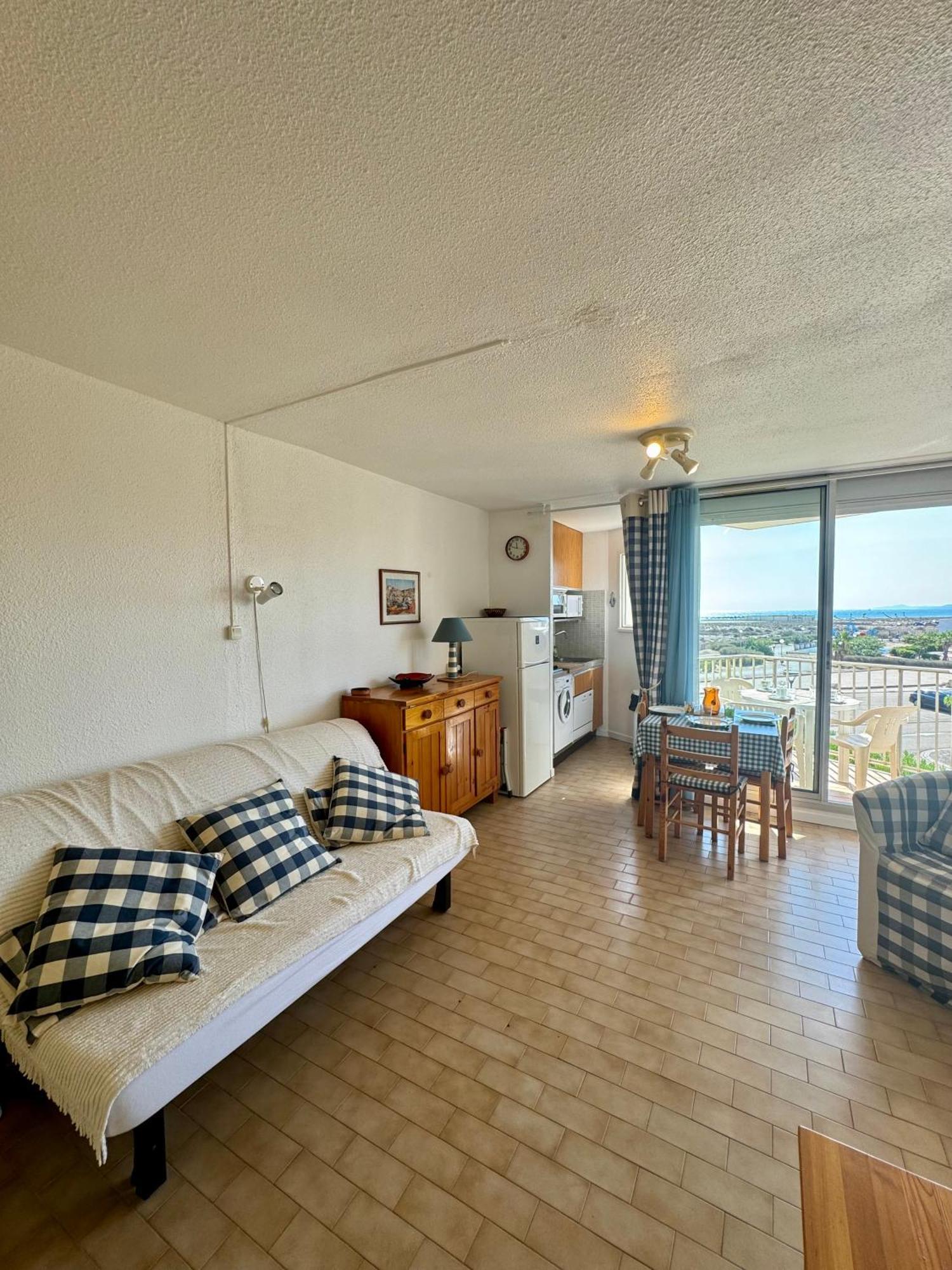 studio 3 personnes accès direct plage - parking privé - 3TVP30 Le Barcarès Exterior foto