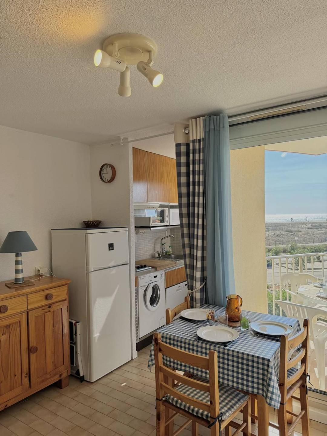 studio 3 personnes accès direct plage - parking privé - 3TVP30 Le Barcarès Exterior foto